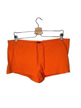 Ralph Lauren Womens Orange Cotton Lounge Shorts Large